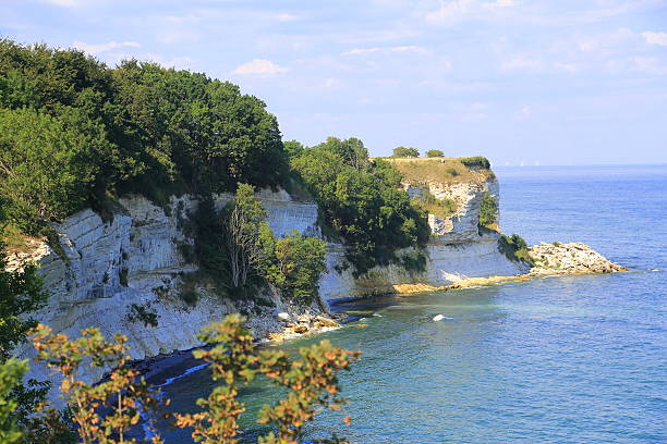 Stevns Klint - Limestone Cliff UNESCO World Heritage UNESCO World Heritage Stevns Klint - Limestone Cliff - Zealand Denmark zealand denmark stock pictures, royalty-free photos & images