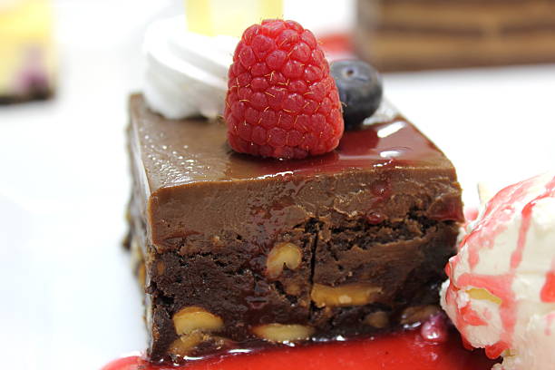 istock Delicious brownie cake 503040859