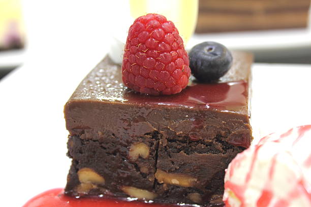 istock Delicious brownie cake 503040861