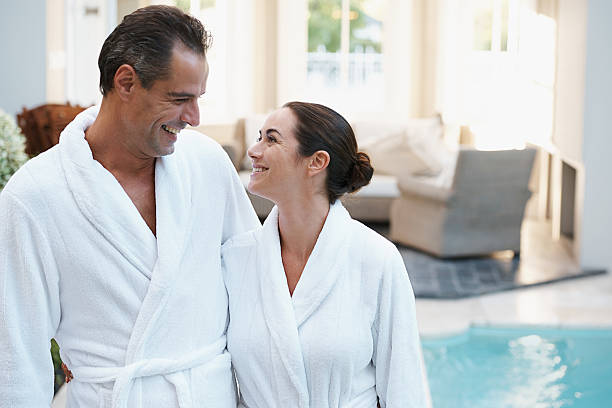 istock Sharing a loving glance after an afternoon swim 503041403