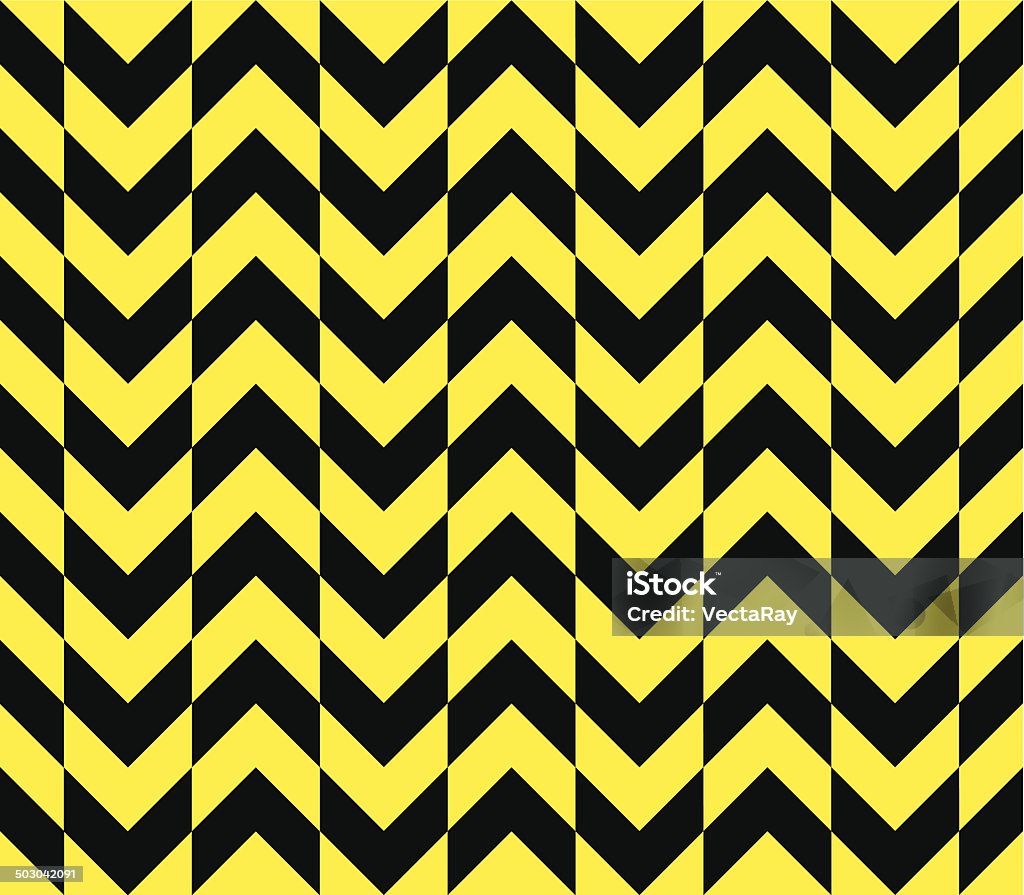 Seamless offset warning chevron stripes texture in alternating directions Seamless vector offset warning chevron stripes texture in alternating directions Chevron Pattern stock vector
