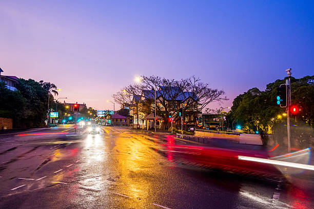 istock Red Hill Brisbane by Night, Australia 503044039