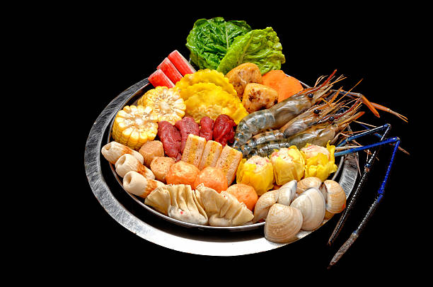 Sea food hot pot.