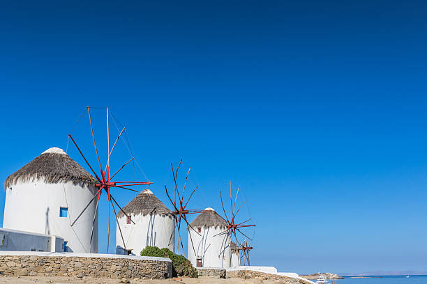 istock Traditional Windmills of Mykonos 503045073