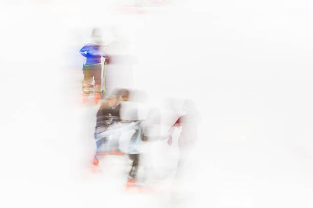 istock Blur motion image of people ice skating 503047148