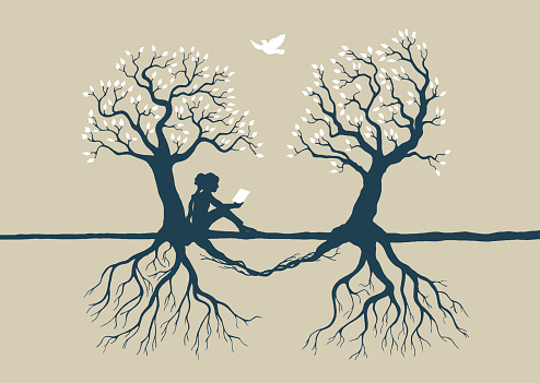 istock young reading girl under two loving trees 503047566