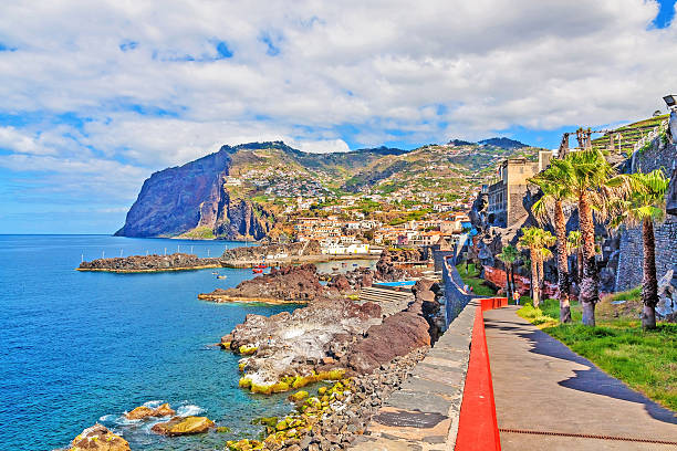 istock Cabo Girao / harbor Camara de Lobos, Madeira 503048470