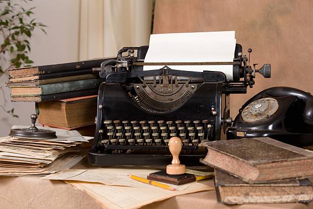 istock Vintage office desk 503052744