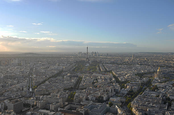 istock Top view of Paris and the Eiffel tower 503054174