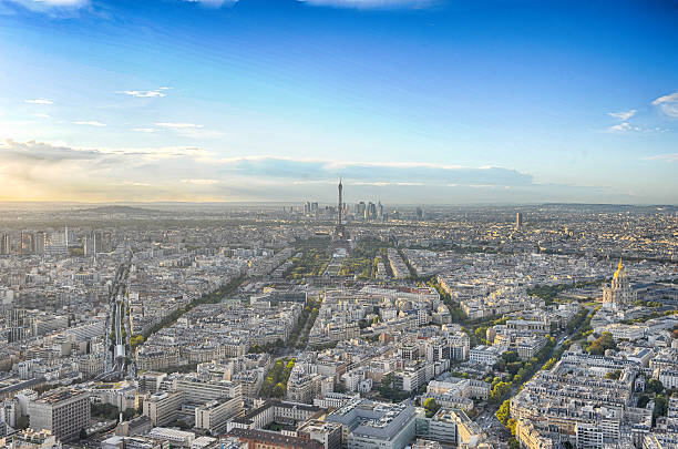 istock Top view of Paris and the Eiffel tower 503054864