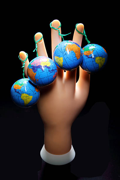 istock Mannequin Hand and World Globes 503054870