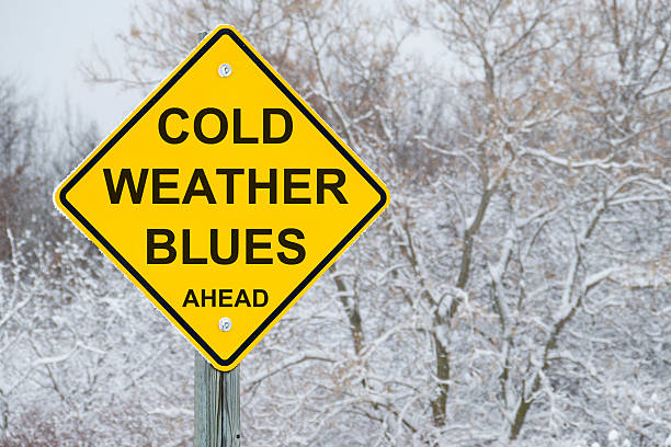 istock Cold Weather Blues Ahead Road Sign 503054966