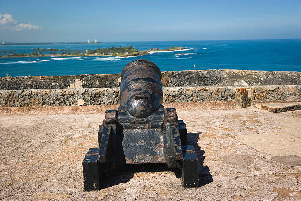 cannon - castillo de san cristobal - fotografias e filmes do acervo