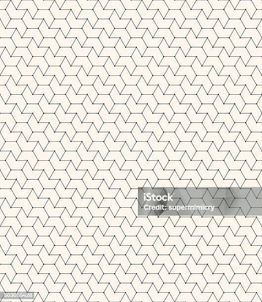 Chevron Outline Pattern With Small Dots On Corners Stock Illustration - Download Image Now