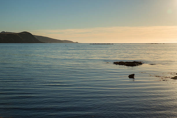 Coastal Sunset stock photo