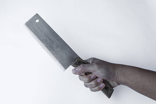 istock Chopping knife in hand 503068469