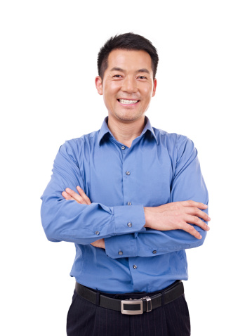 Retrato de hombre de negocios asiáticos photo