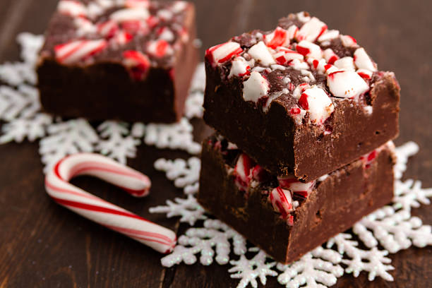 1,400+ Christmas Fudge Stock Photos, Pictures & Royalty-Free Images - iStock | Holiday candy, Christmas candy, Christmas truffles