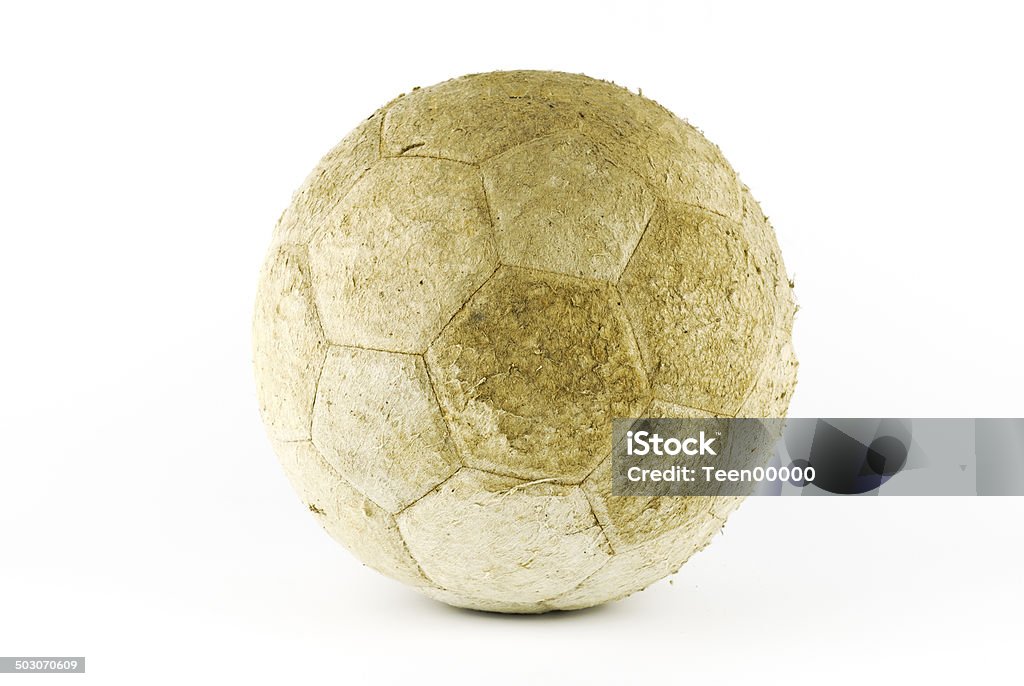 Old pelota de fútbol - Foto de stock de Actividad libre de derechos