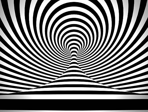 Abstract spiral circle black and white Abstract spiral circle black and white doodle charcoal esher stock pictures, royalty-free photos & images
