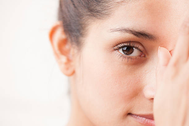 istock Young Hispanic woman with hands together 503074136