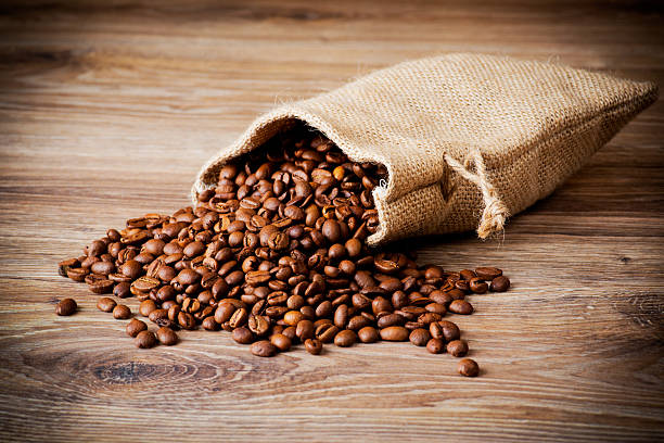 istock Coffee beans in the sack 503074181