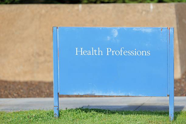 istock Health professions sign 503074287