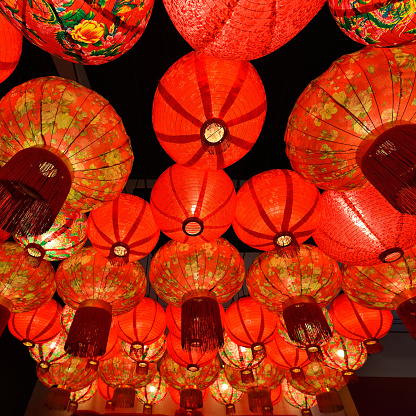 Asian red lanters / Chinese lantern