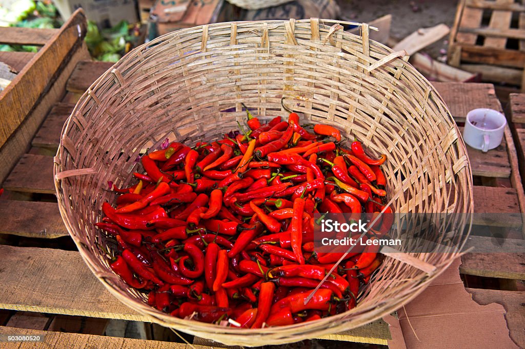 Butanese hot Chili peppers - Lizenzfrei Asien Stock-Foto