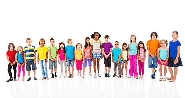 istock Large group of smiling children. 503082533