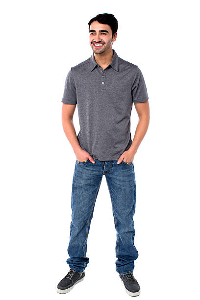 istock Casual studio shot of happy young guy 503085593