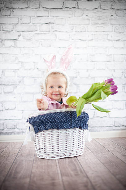 istock Adorable baby bunny 503086261