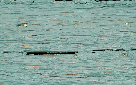 closeup of a green colored plank