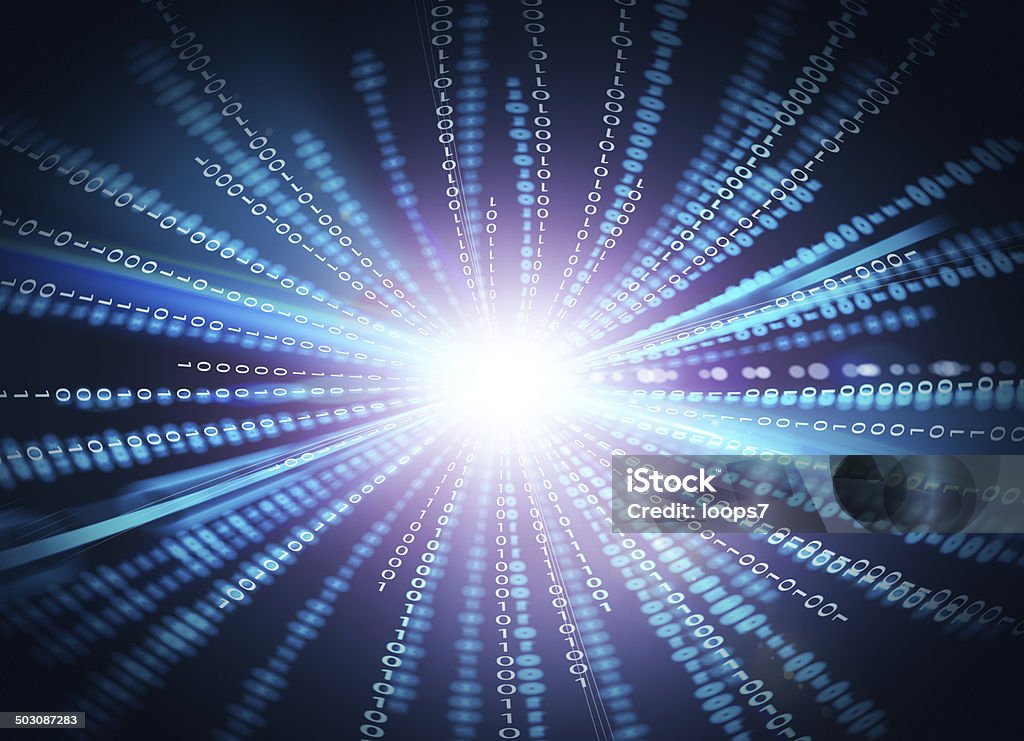 Binary Code Explosion Stock Photo - Download Image Now - Data ...