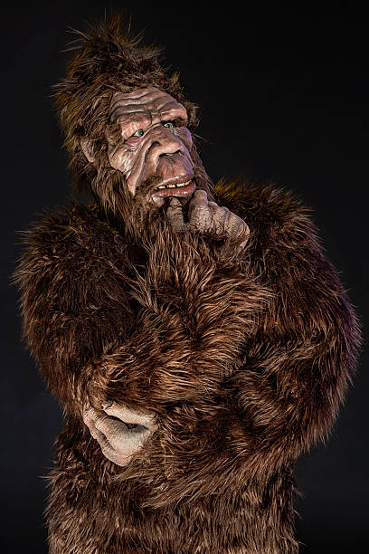 denken bigfoot - monkey mask animal ape stock-fotos und bilder