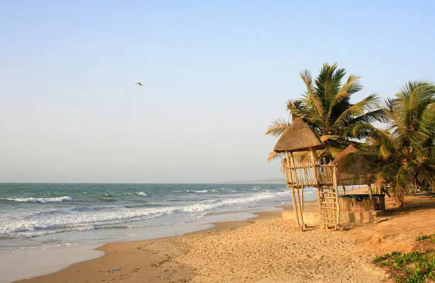 Beach in Gambia, Africa