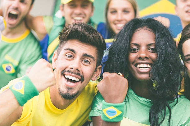 istock Brasilian Supporters at Stadium 503089699