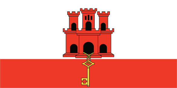 Flag of Gibraltar.