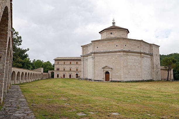 Santuário de Macereto, Macerata-Itália - fotografia de stock