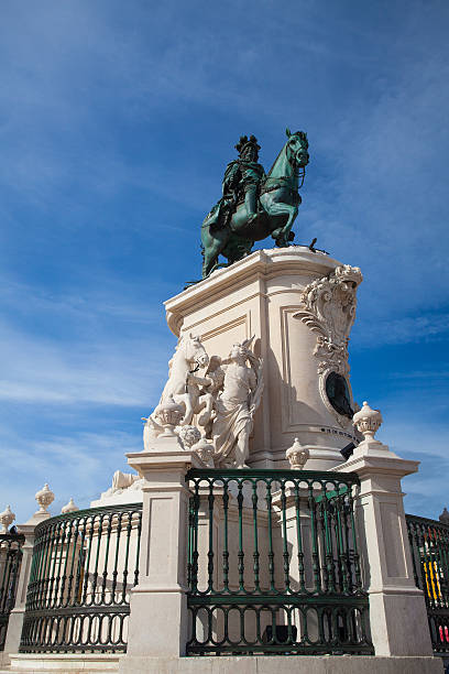 istock Bronze statue of King Jose I in Lisbon 503097487