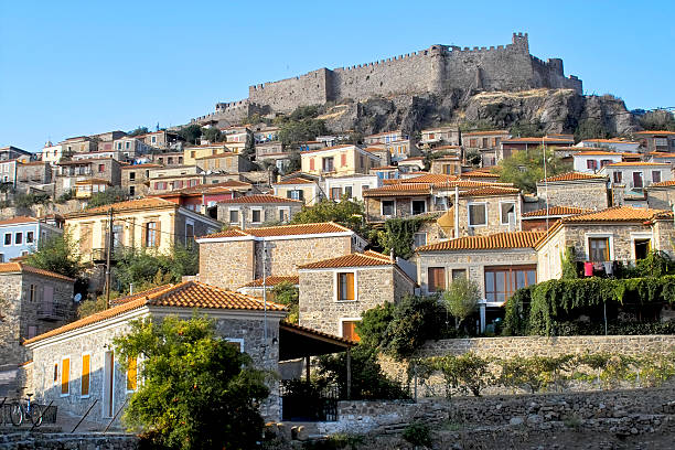 istock Castle above Molyvos village 503097779