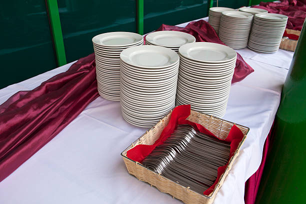 istock Catering - plates and cutlery 503101761