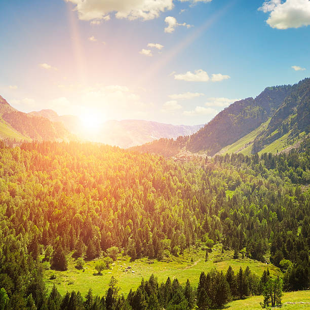 istock mountain landscape and sunrise 503106274