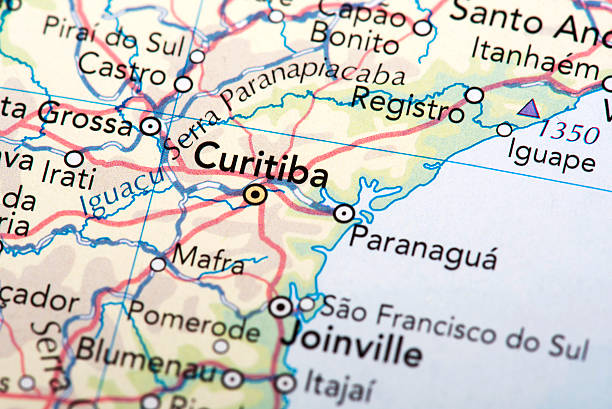 istock Map of Curitiba 503106898