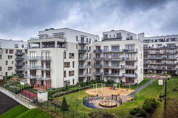 istock Modern complex of apartment buildings 503108066