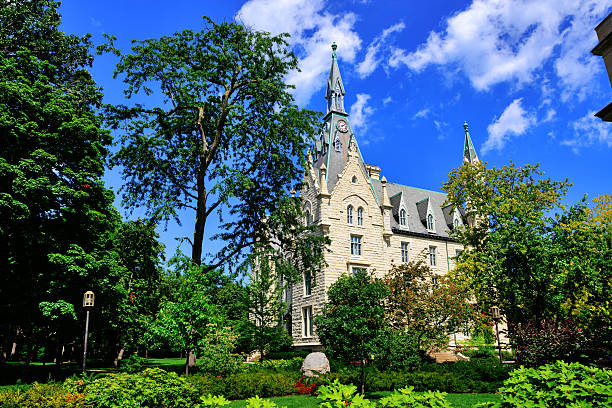 hall w northwestern university, evanston, illinois - university hall zdjęcia i obrazy z banku zdjęć