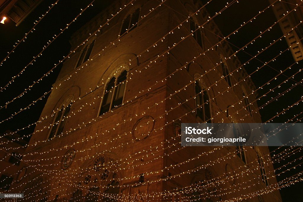 Christmas lights Christmas lights in the street in Florence Celebration Stock Photo