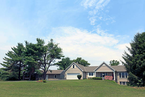 istock Ranch House with Shed Next Door 503112901