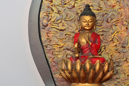 Buddha, symbol of peace and meditation.