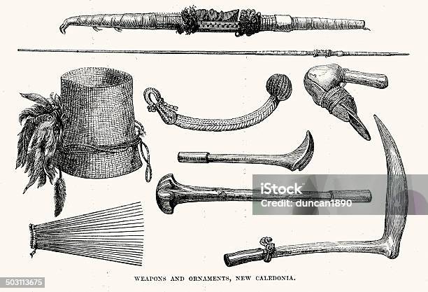 Waffen Und Ornamente Stock Vektor Art und mehr Bilder von Historisch - Historisch, Polynesischer Abstammung, 19. Jahrhundert